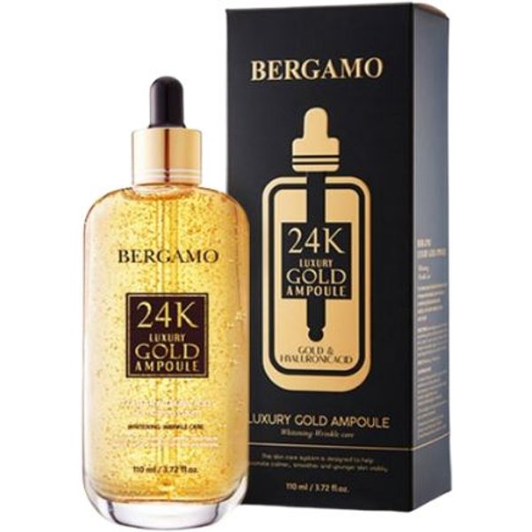 Bergamo 24K Luksusowa ZłOta AmpułKa 110Ml Premium RozśWietlająCe OdżYwcze Serum Do Twarzy-image