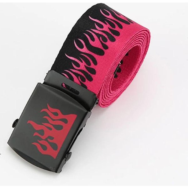CinturóN Punk Llama - Moderno Hip-Hop Calle Chico Malo Personalidad DecoracióN Duradero Para Hombres Y Mujeres Moderno CinturóN Con Ojales 130Cm Black-image