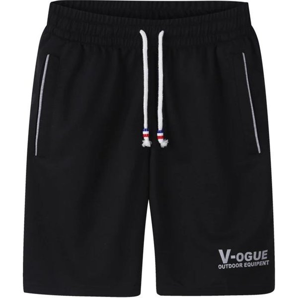 Pantalones Cortos Para Hombre, Finos, Informales, Deportivos, De Verano, Pantalones De Cinco Puntos, Pantalones Sueltos De Playa, Calzones, Pantalones Para Hombre XL Black-image