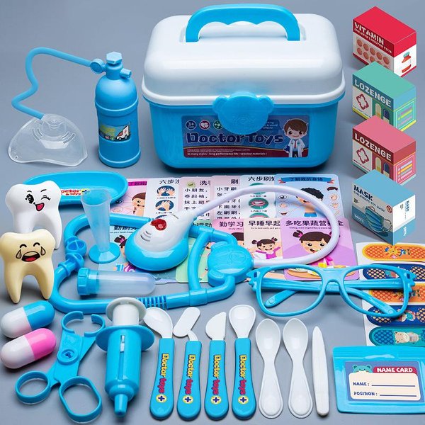 Lalka DziecięCy Lekarz Dziewczynka Symulacja Zabawa W Udawanie Gra Role-Playing Plastikowy Stetoskop Zestaw Dentystyczny ZęBy Zabawki Edukacyjne-image