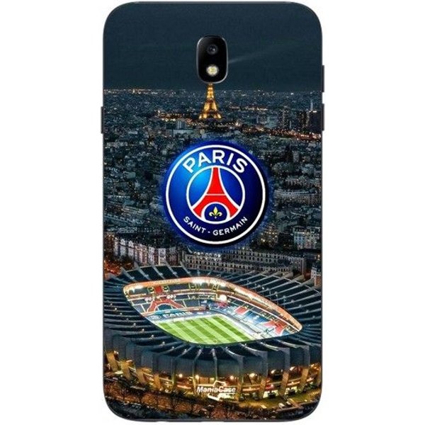 Coque Samsung Galaxy J7 2018 Psg Logo Stade Nuit Tour Eiffel Maniacase Negro-image