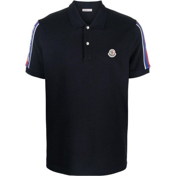 Camiseta Tipo Polo De Manga Corta Con Logo Moncler Para Hombre Tops 8A00020899UR77X S-image