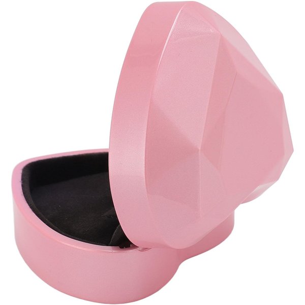Caja De Collar LED En Forma De CorazóN Elegante Con Estilo PequeñA Caja De Regalo Para JoyeríA Para Regalo Boda Compromiso-image