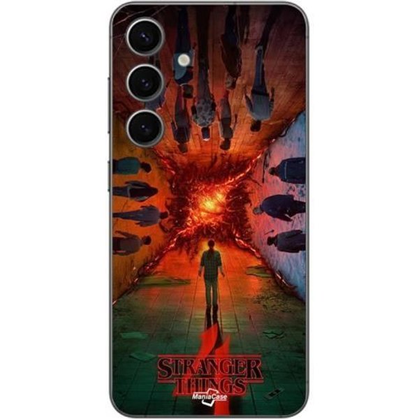 Coque - Maniacase - Samsung Galaxy S25 Plus - Noir - Souple - Stranger Things-image