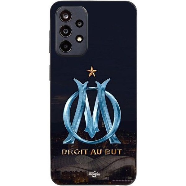 Funda Maniacase Para Samsung Galaxy A53 4G Logo OM Azul Y Dorado Estadio Negro-image