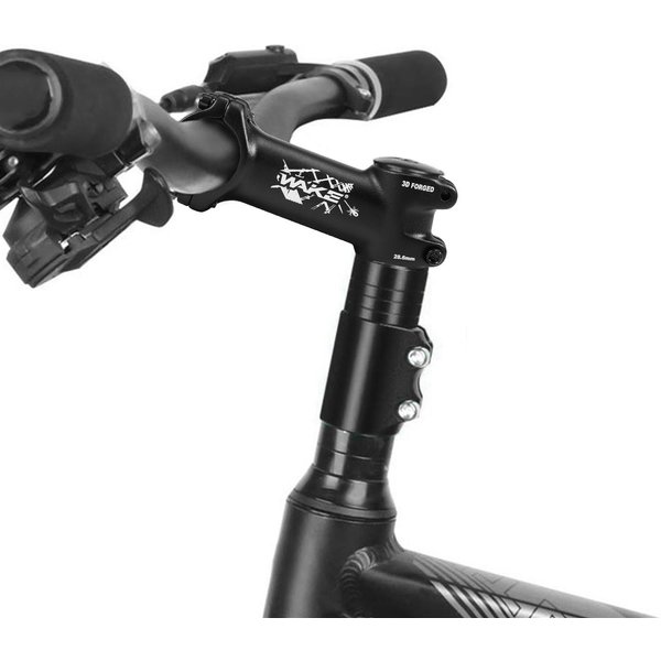 17-Stopniowy Wspornik Rowerowy Ultralekki Wspornik Rowerowy Wspornik Roweru GóRskiego Do Kierownicy 31,8 Mm 60Mm/2.36In Czarny-image