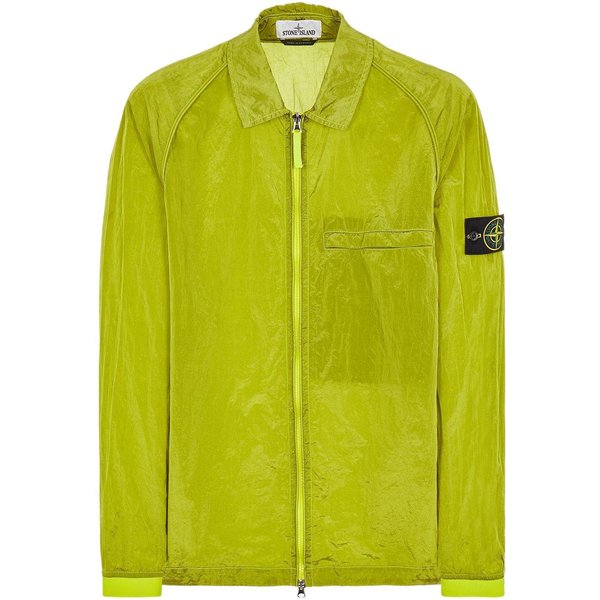Chaqueta Camisa De Nailon MetáLico Stone Island OtoñO Chaquetas Para Hombre Amarillo LimóN 761512321-V0031 L-image