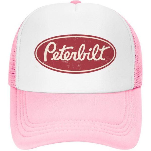 Peterbilt CiężAróWka WyśCigi MęSkie Siatkowe Czapki Baseballowe Unisex Hip Hop Regulowana Czapka Snapback Damskie Letnie Codzienne Kapelusze PrzeciwsłOneczne Adjustable-image