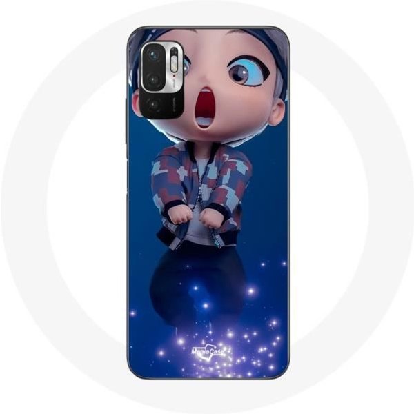 Funda Para Xiaomi Redmi Note 10T 5G BTS Tinytan AnimacióN V Mic Drop-image