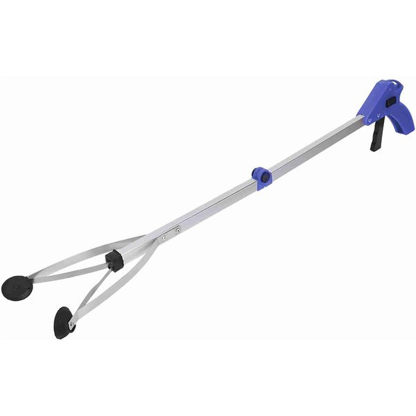 Recogedor De Basura Plegable Para Recoger Basura De Hojas De JardíN(Mango Azul) White-image