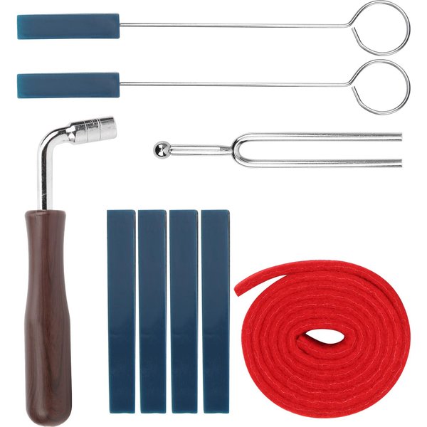 Juego De Herramientas Para Afinar Pianos, Sordinas, Llave, Horquilla, Palanca, Fieltro, Tiras De Temperamento, Kits, Accesorios De ReparacióN-image