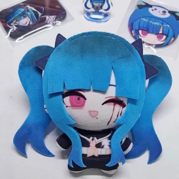 10 Cm Pluszowe Anime Hundred Sumino Takumi Pluszowe Zabawki Linia Amemiya Darumi Pluszowa Lalka Plecak Dekoracyjny Wisiorek Breloczek Prezenty-image