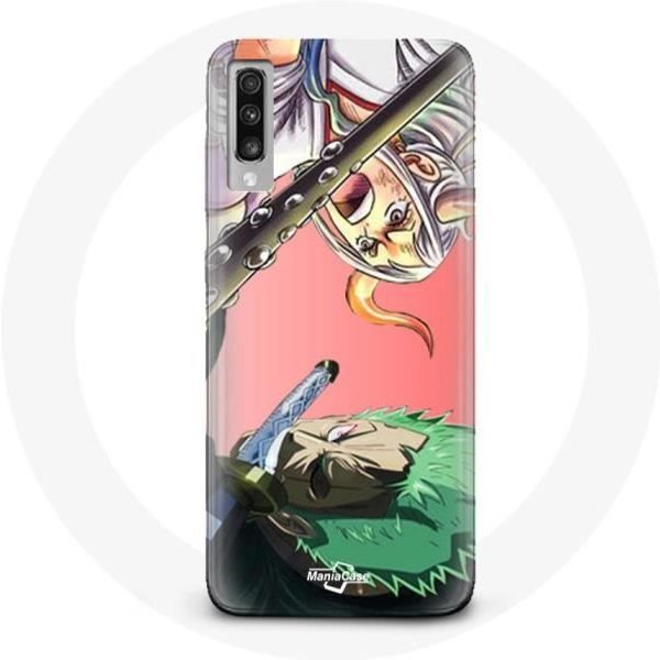 Coque Pour Samsung Galaxy A70 Yamato Et Zoro One Piece Anime Poster-image