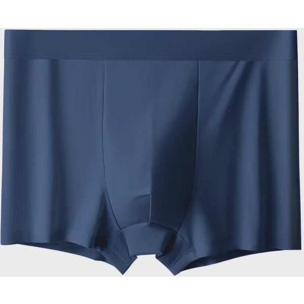 MęSkie Ultracienkie SzybkoschnąCe Bokserki Antybakteryjne Z Jedwabiu Lodowego 3XL Blue-image