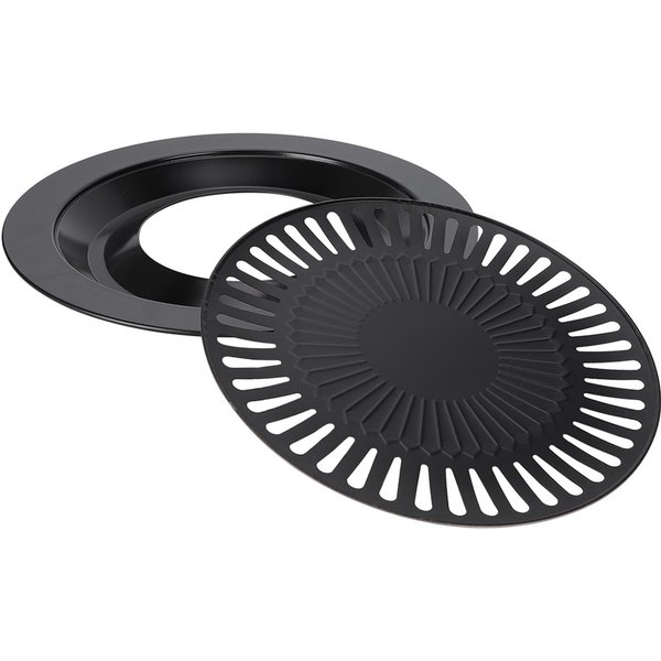 SartéN Para Barbacoa DoméStica Redonda Antiadherente Sin Humo Bandeja Para Hornear BBQ Bandeja Para Asar Utensilios De Cocina-image