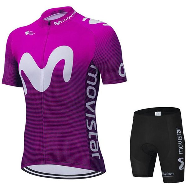 Nuevo Maillot De Ciclismo Movistar Manga Corta 2026 Equipo Hombre Culotte Con Tirantes Ropa Conjuntos De Ciclismo Ropa MTB Ropa Ciclismo M-image