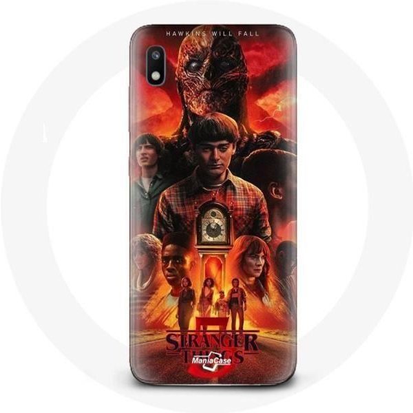 Funda - Maniacase - Samsung Galaxy A10 - Flexible - Negra - Stranger Things Temporada 5-image