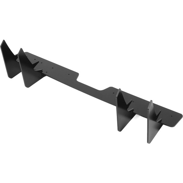 Labio Spoiler Parachoques Trasero Negro Brillante Aspecto Deportivo Kit De CarroceríA Labio Trasero Spoiler Difusor Para WRX STI Gray-image