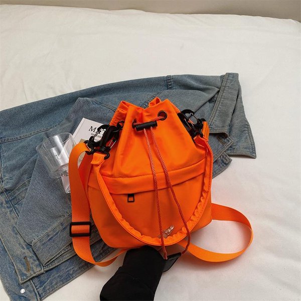 Nuevo Bolso De Cubo De Moda Para Mujer, VersáTil Bolso De Hombro De Nailon, Moderno Bolso Cruzado De Estilo Coreano Para Mujer.-image