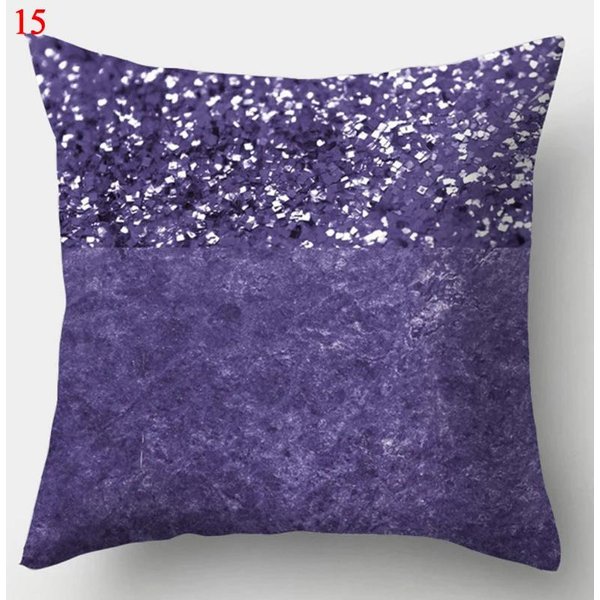 Funda De Almohada GeoméTrica Morada Funda De CojíN Decorativa DecoracióN Para Sofá Del Hogar Fundas De CojíN Cuadrado 45*45 Fundas De Almohada 40X40Cm 50X50 50X50Cm-image