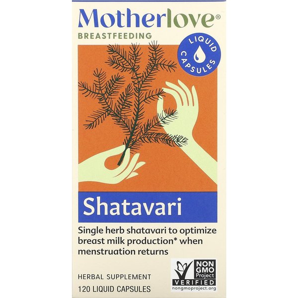 Motherlove, Lactancia, Shatavari, 120 CáPsulas LíQuidas-image