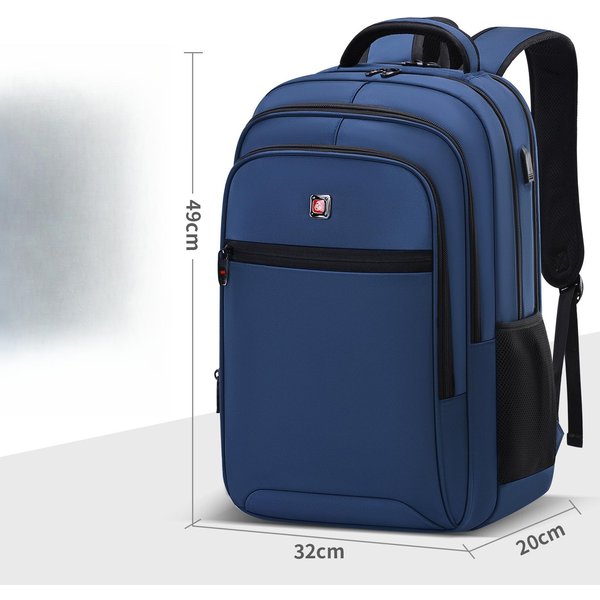 Lekki I Pojemny Plecak MęSki, Odpowiedni Na Codzienne PodróżE SłUżBowe, Dojazdy Do Pracy I Plecaki Single Schoolbag-image