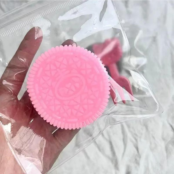 Ciastko Zabawka Anty-Stresowa Zabawna ŚCiskana Zabawka OdprężAjąCa Ciasteczko MięKkie ŚCiski Zabawka RęKa Relaks Sensoryczne Zabawki Fidget-image