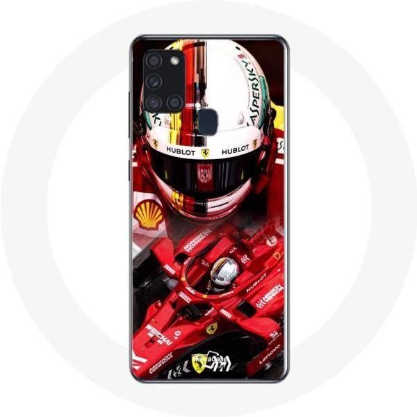 Funda - Samsung - Galaxy A21S - FóRmula 1 - Sebastian Vettel - Roja Rojo-image