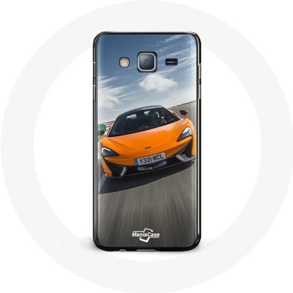 Funda - Maniacase - Samsung Galaxy J3 2016 - FóRmula 1 Mclaren - Naranja - Flexible Naranja-image