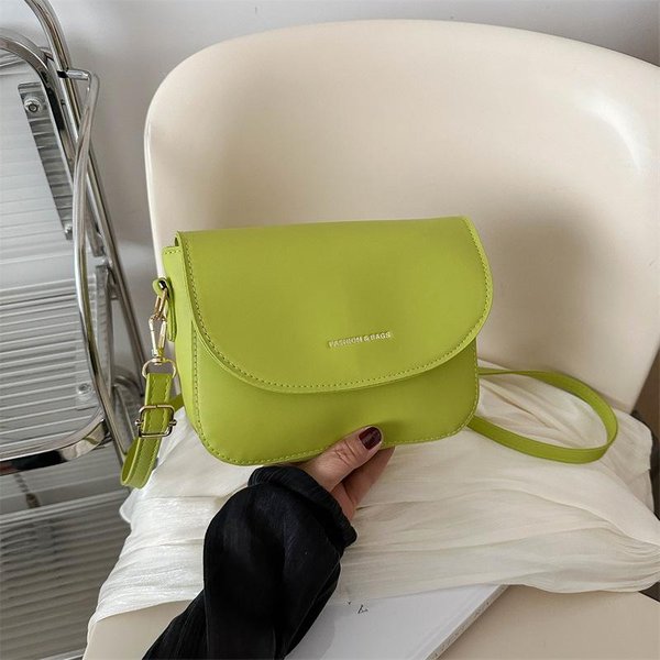 Bolso De Moda De Alto Valor Para Mujer En Primavera Y Verano Nuevo Bolso Cuadrado PequeñO Casual Simple Bolso De Hombro Coreano Simple Para Mujer Yellow-image