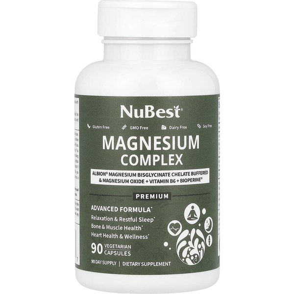 Nubest, Complejo De Magnesio, 90 CáPsulas Vegetarianas-image