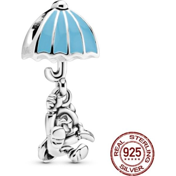 Cuentas De Plata De Ley 925 Con DiseñO De Elefante PequeñO Y Bonito, Colgantes Para Perro, Aptos Para Pulsera De Plata White-image
