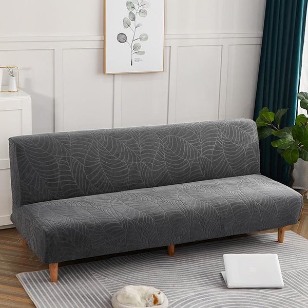 Pokrowiec Na Sofę RozkłAdaną Wodoodporny Pokrowce Na Sofę Futon RozciąGliwe Pokrowce Na Sofę żAkardowe Gruby Materiał MEDIUM(160-180CM)-image