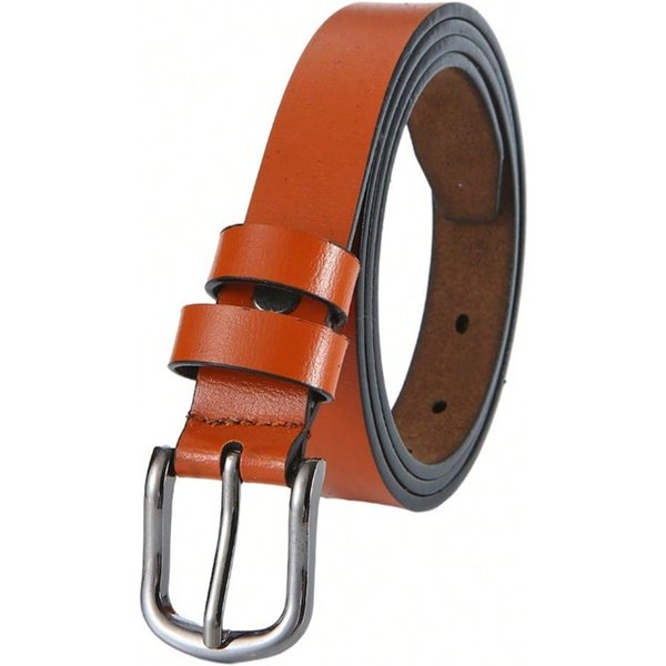 CinturóN De Mujer Casual VersáTil Hebilla De Pin CinturóN De Mujer De Moda Retro 115Cm Brown-image