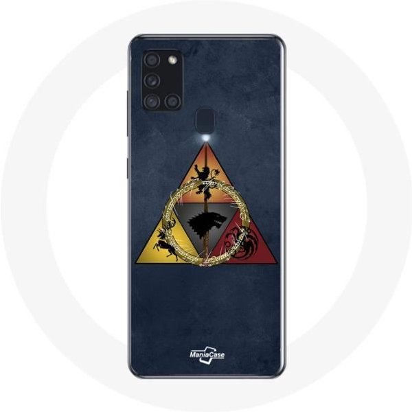 Funda - Juego De Tronos - Samsung Galaxy A21S - RíGida - Logo TriáNgulo Baratheon - ProteccióN-image