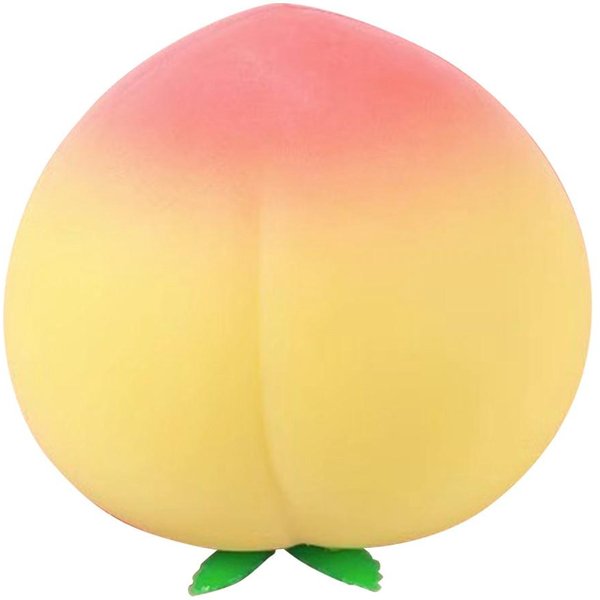 Zabawka Fidget KreskóWkowa Brzoskwinia PU Squishy Powoli RosnąCa Anty Stresowa OdstresowująCa Kawaii Dzieci Squishies Zabawki Prezent-image