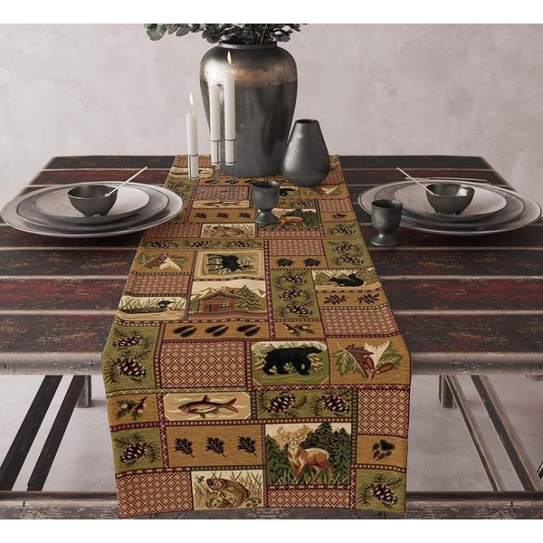 Estilo Tribal ÉTnico Azteca Camino De Mesa De Lino Estampado Boho Textura GeoméTrica Abstracta Camino De Mesa DecoracióN Mesa De Comedor Fiesta Cocina 150X33Cm-image