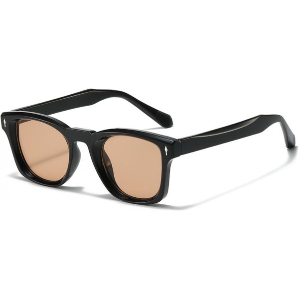 Gafas De Sol De Alta Calidad Lujo DiseñAdor Mujer Hombre Gafas De Sol Moda Tonos Degradados Vintage Punk Gafas Para Exteriores UV400 As Picture Beige-image