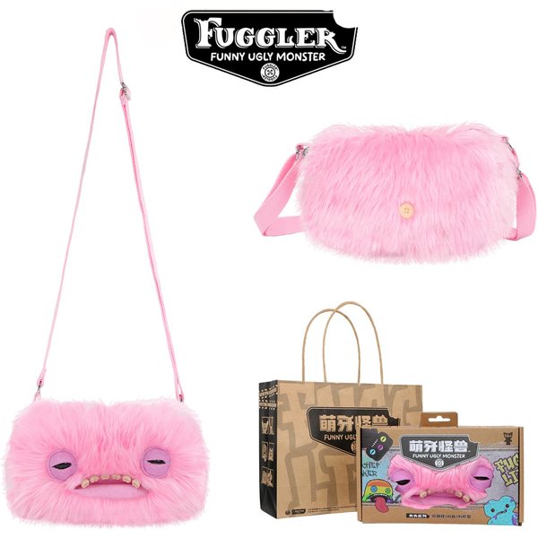 PotwóR Z Brzydkimi ZęBami Puszyste Torby Crossbody Fuggs Pluszowa Portmonetka Torby Na Ramię Plecak Portfel Torebka Listonoszka Worek 22CM-image