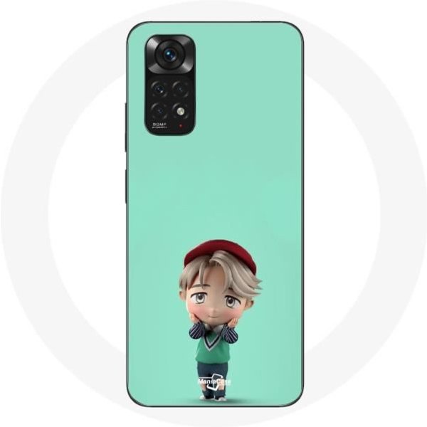 Funda Para Xiaomi Redmi Note 11 4G BTS Tinytan AnimacióN Jimin-image