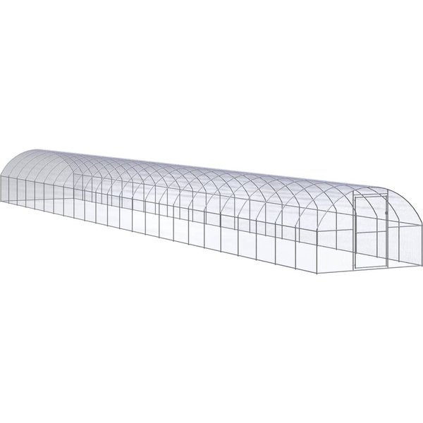 Vidaxl Klatka ZewnęTrzna Dla KurcząT, 3X24X2 M, Stal Galwanizowana-image