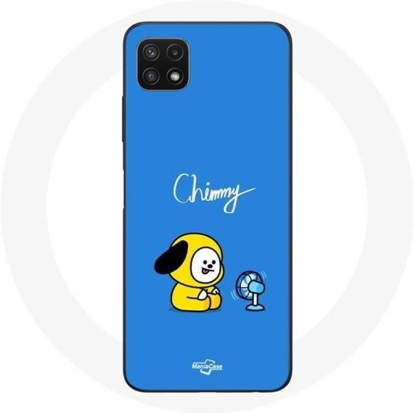 Funda Para Samsung Galaxy A22 5G Bangtan BTS BT21 Chimmy Jimin Fondo Azul-image