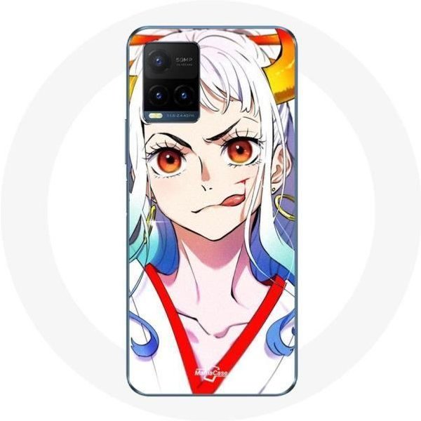 Funda - Maniacase - Vivo Y21S/Y21 2021 - Silicona Negra - Manga One Piece - Flexible Negro-image