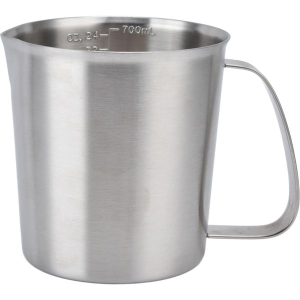 Taza Medidora Acero Inoxidable 304 Resistente A La CorrosióN Taza Para Espumar Leche Para Café Con Escala Para Hogar Gray-image