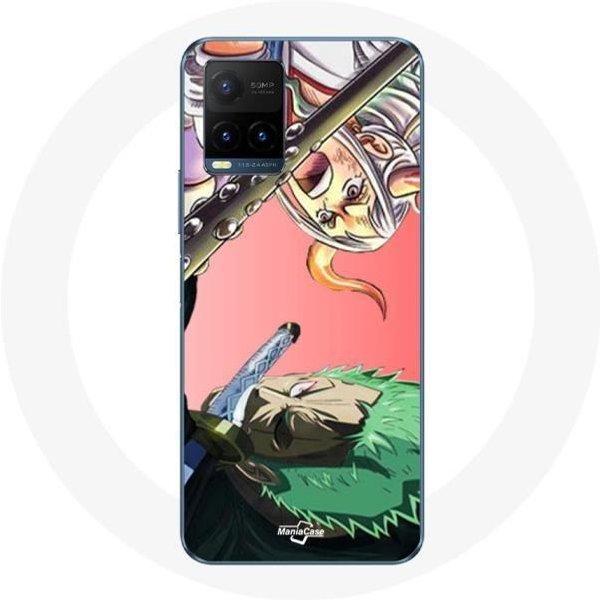 Funda Para Vivo Y21S 2021 / Y21 2021 (PóSter De Yamato Y Zoro De One Piece)-image