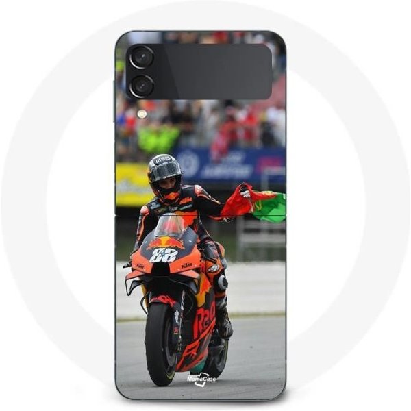 Funda Samsung Galaxy Z Flip4 Miguel Oliveira Moto Gp Bandera De Portugal-image
