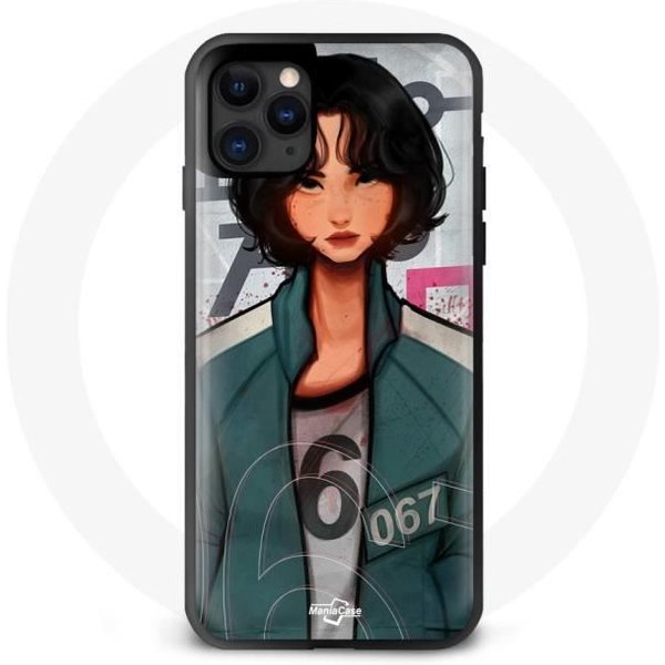 Funda - Maniacase - Iphone 12 Mini - Negro - Flexible - Squid Game Negro-image