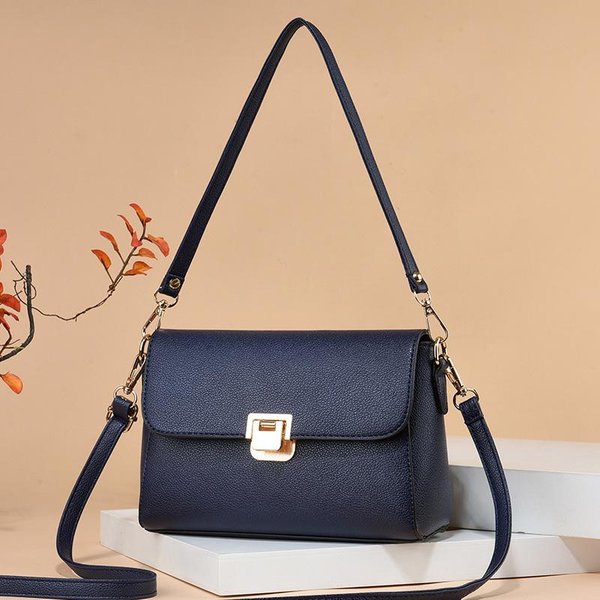 Najnowsza Torba O łAtwej Atmosferze, Kobiecy Temperament, Torba Dla Mamy W śRednim Wieku, DużA Pojemność, Na Jedno Ramię, Codzienna Torba Crossbody . Black-image