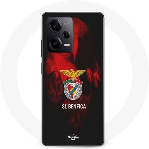 Funda Maniacase Para Xiaomi Redmi Note 12 Pro 5G SLB Benfica Eagle Negro-image