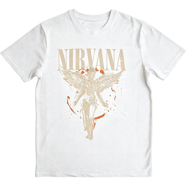 Letnia Koszulka MęSka Z Nadrukiem ZespołU Rockowego Nirvana BawełNa Unisex Modna KróTki RęKaw LuźNa Wygodna Komfortowa Koszulka S-image
